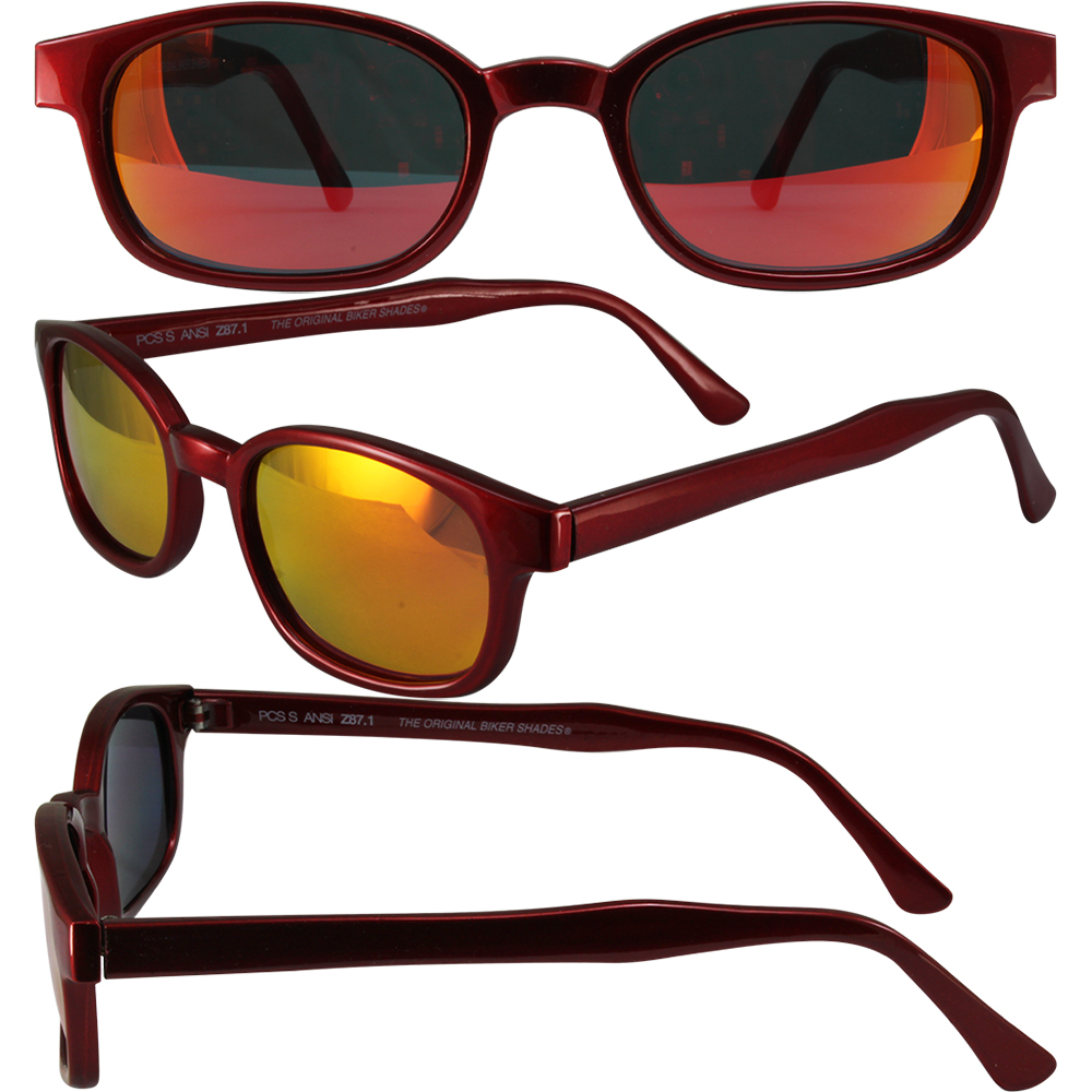 Blue Frame//Blue Mirror Lens by Pacific Coast Sunglasses Original KDs 20122