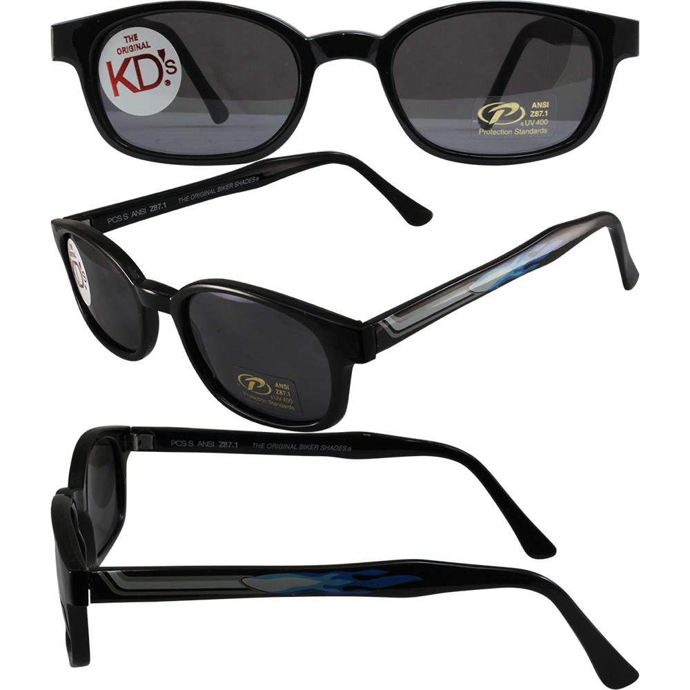 Original KD/'s Biker Sunglasses with Smoke Lenses